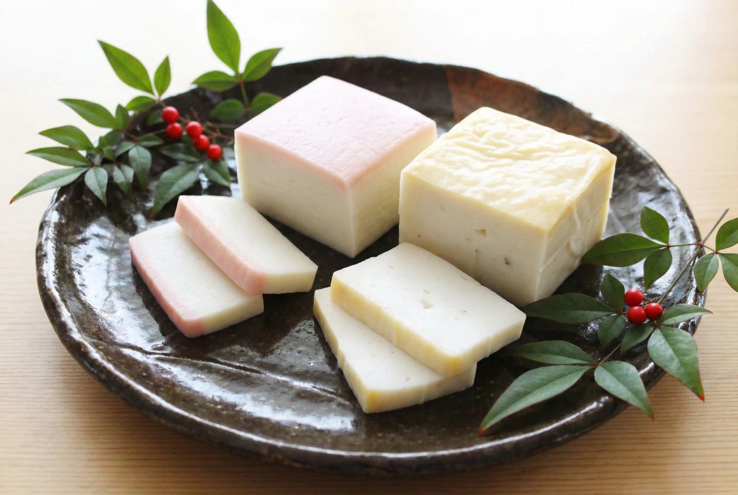 博多懐石かまぼこ〈紅白セット〉|鮮魚えそ100%・職人手づくり【冷蔵】