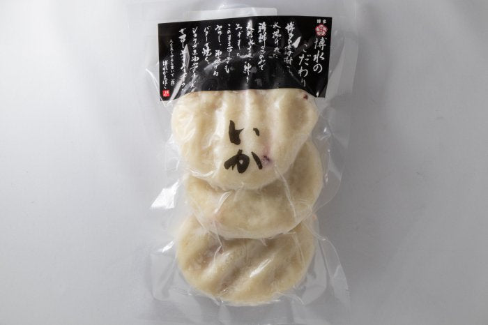 博多玄界漁師天 イカ 3枚入 冷凍【博水こだわりの練り物の味を楽しむならこれ!】
