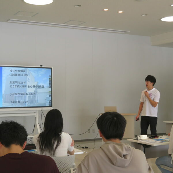 九州産業大学の講義で海外展開について話しました